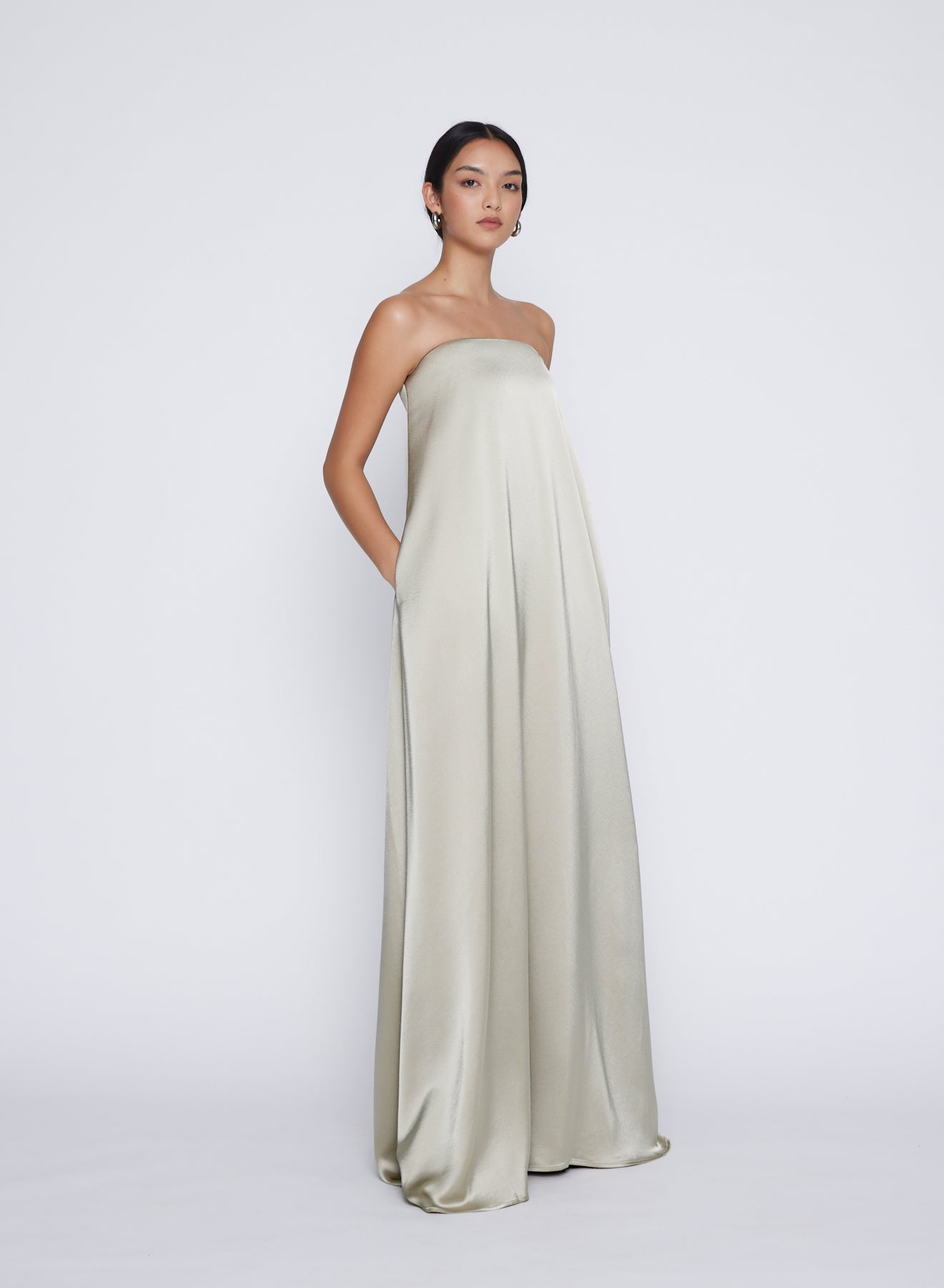 Delfina Dress TAUPE | ANNA QUAN