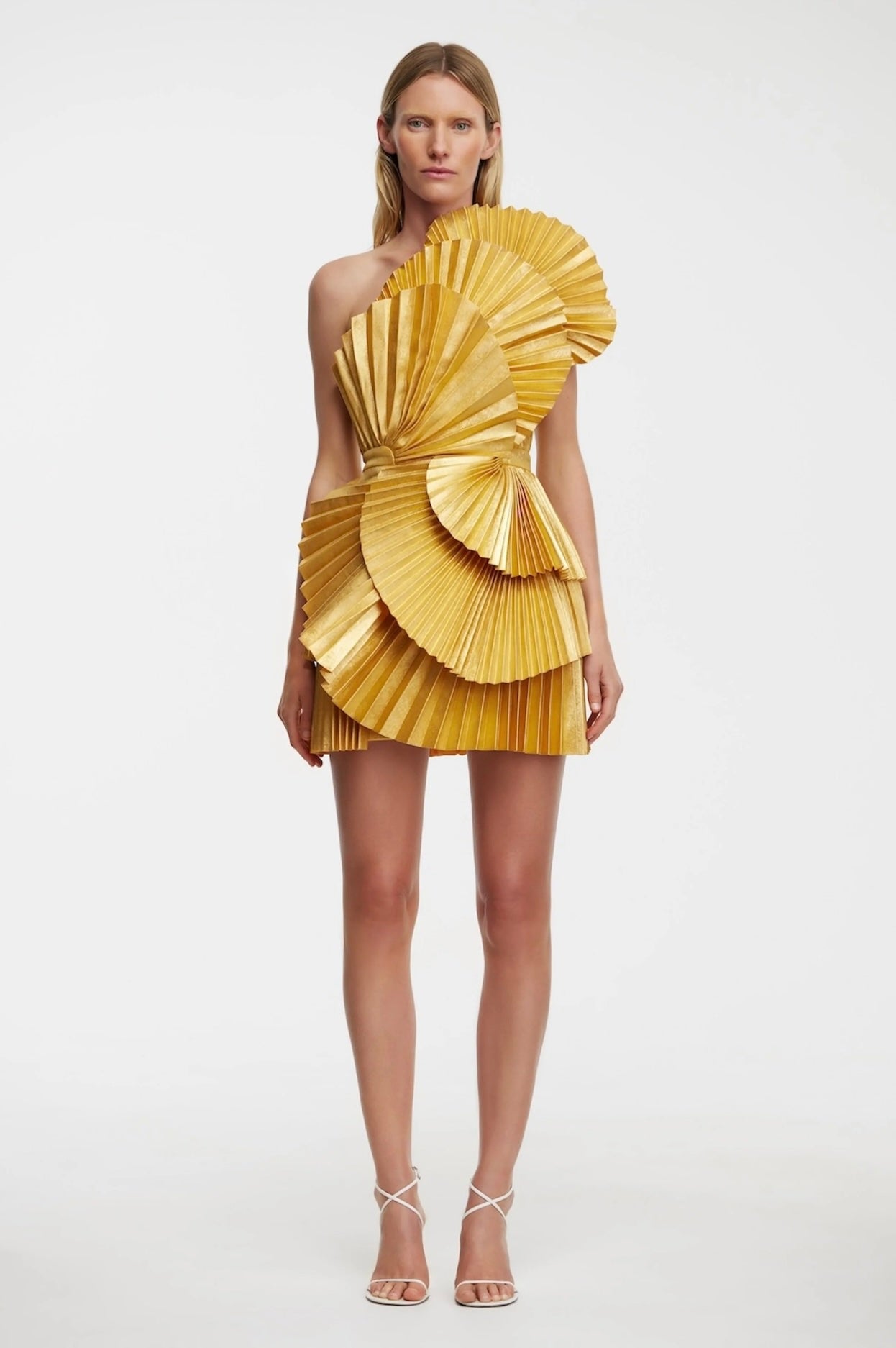 Abbotsford Mini Dress HONEY GOLD METALLIC | ACLER | Shop The Range Here Off Duty Abbotsford Mini Dress HONEY GOLD METALLIC | ACLER | Shop The Range Here Off Duty