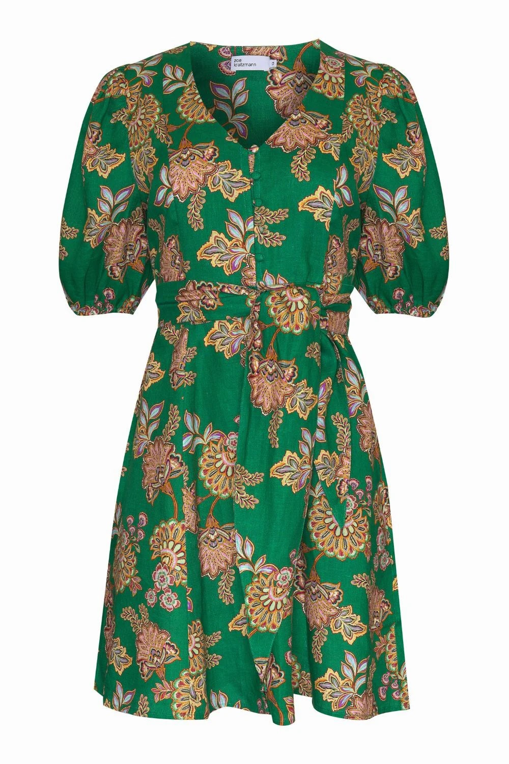 Quota Dress in K'gari Palm Green