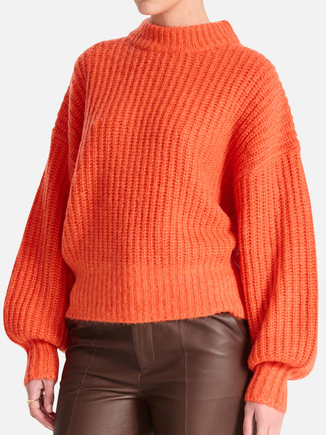 Chunky orange sweater discount