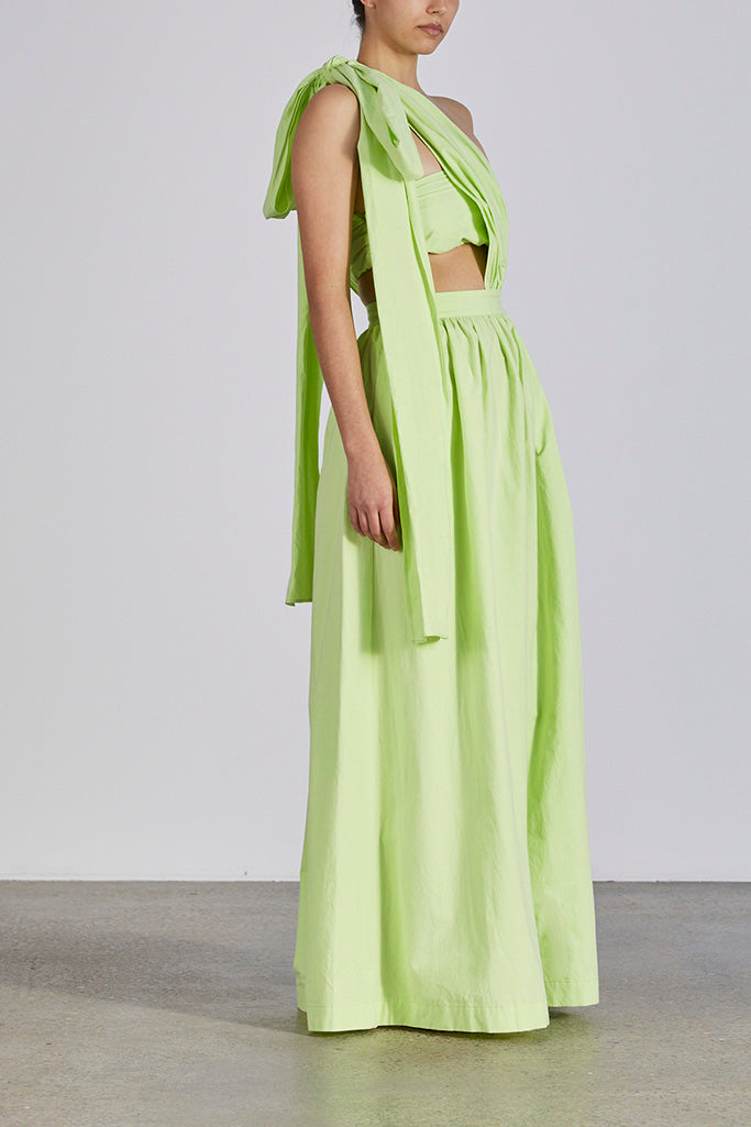 St Tropez Long Dress - Apple | BONDI BORN