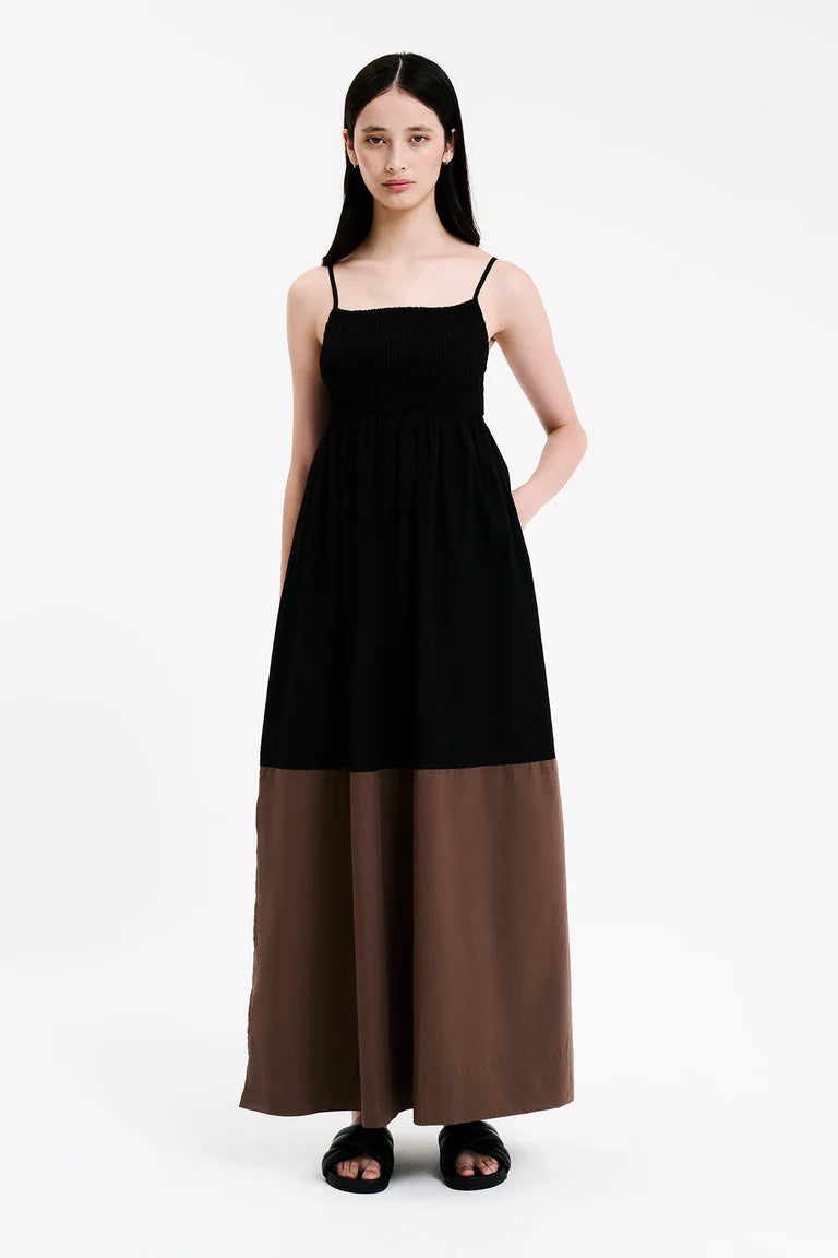 Samson Maxi Dress Black | NUDE LUCY