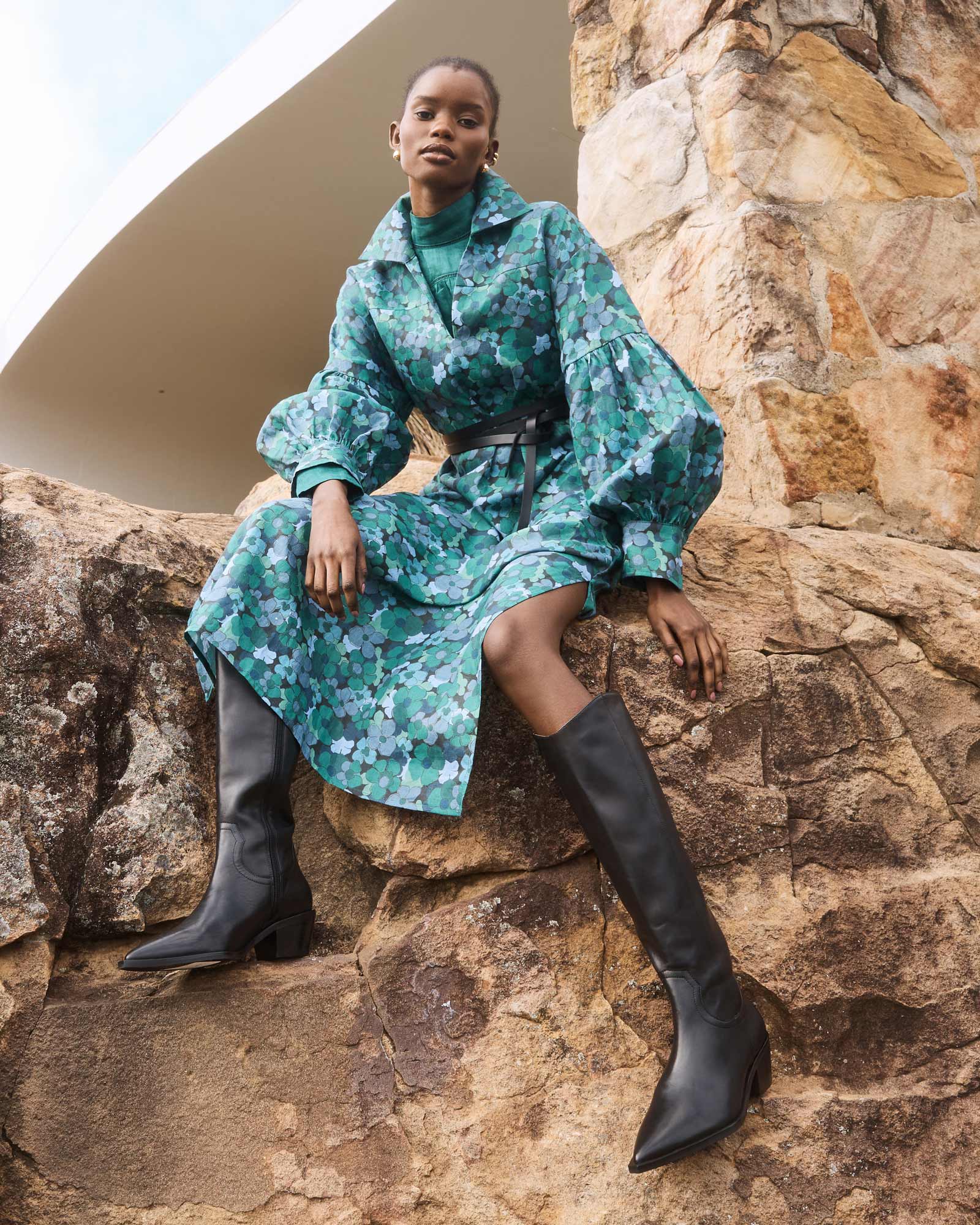 H&m floral clearance boots