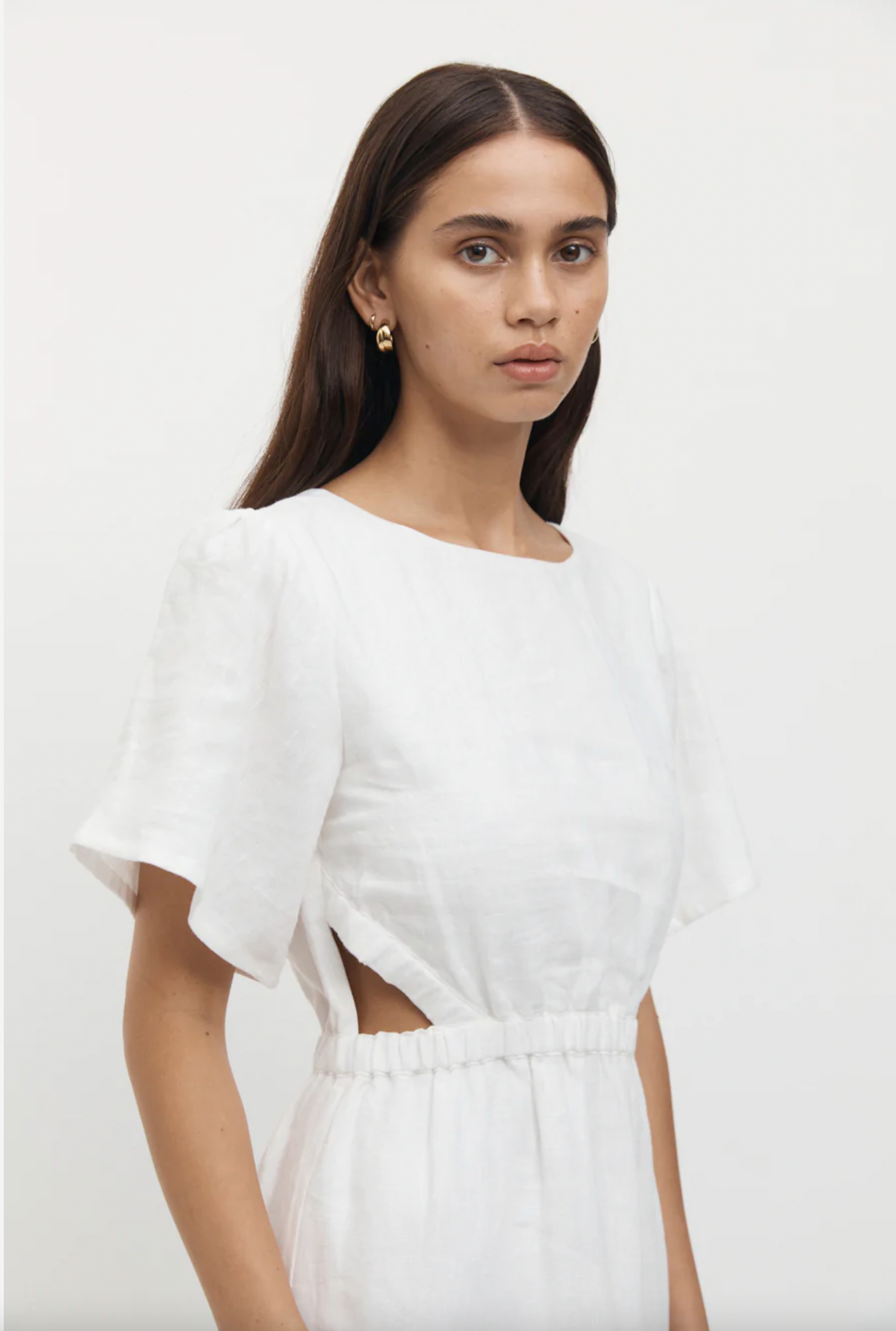 Mathilde Summer Midi Dress White | FRIEND OF AUDREY | New Arrivals Here ...